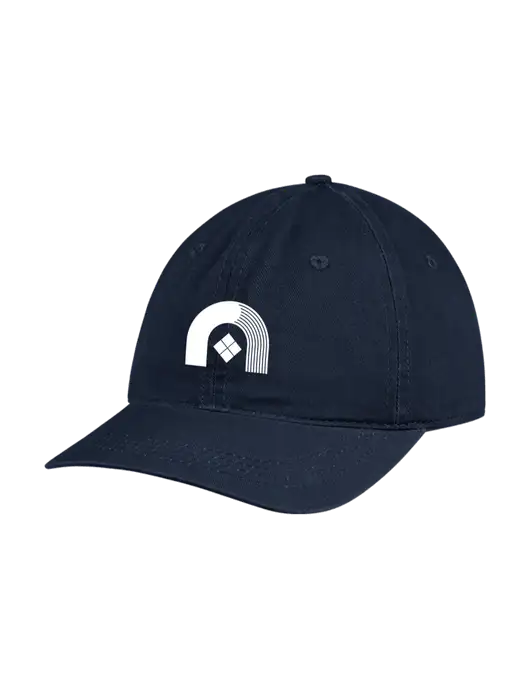 Garment Washed Unstructured Twill Navy Cap w/Novo Icon