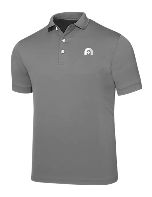 Callaway Ottoman Medium Grey Polo w/Novo Icon