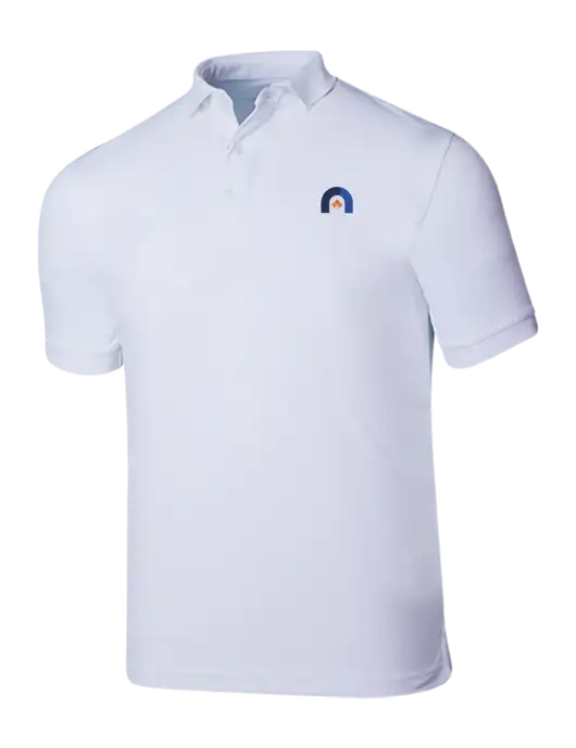 Callaway Ottoman Bright White Polo w/Novo Icon
