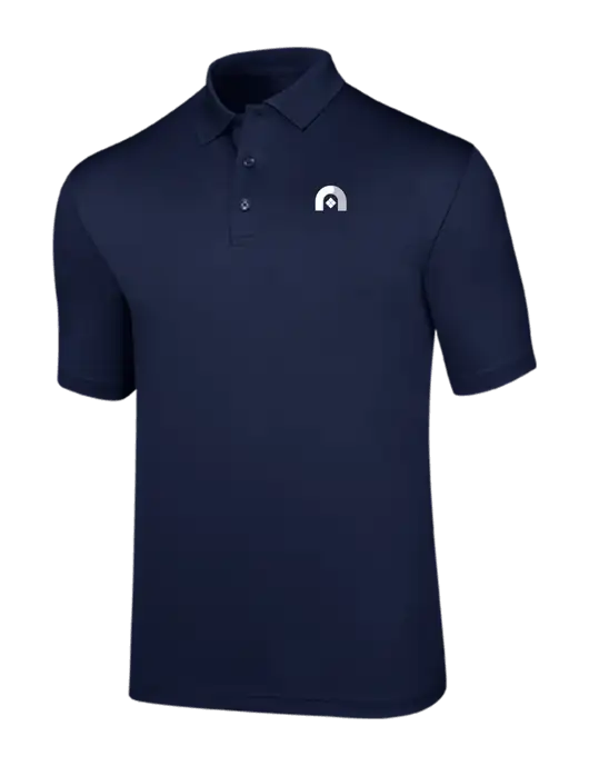 Callaway Opti-Dri Navy Chev Polo w/Novo Icon
