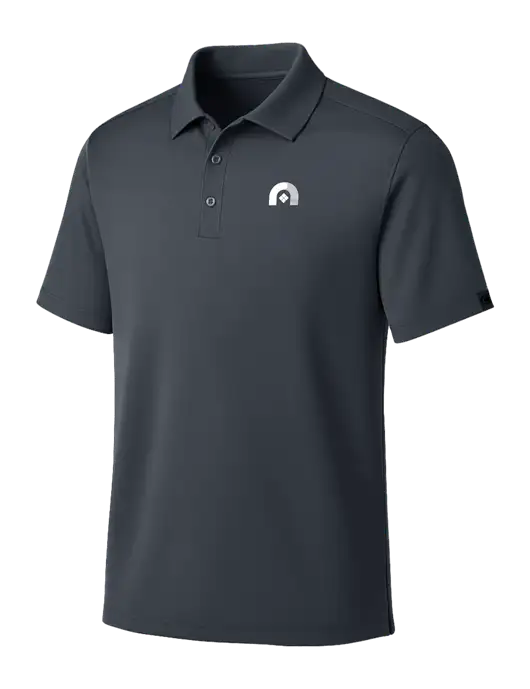 OGIO Dark Grey Framework Polo w/Novo Icon