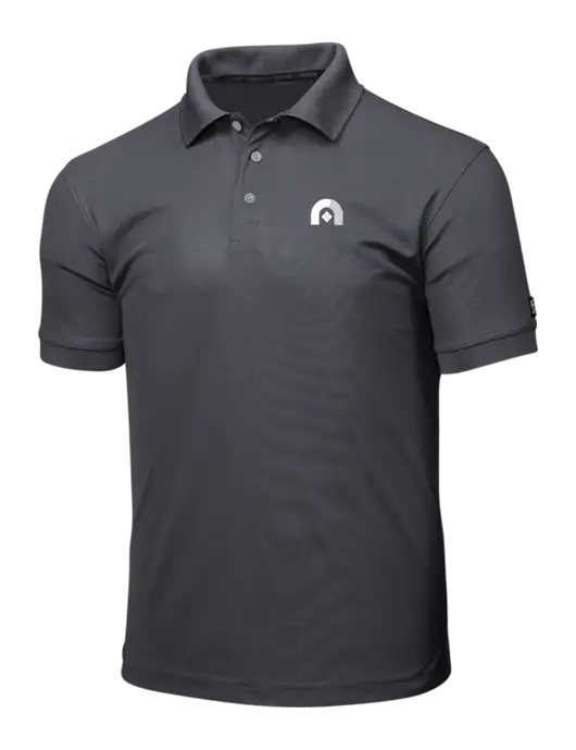 OGIO Charcoal Grey Caliber 2.0 Polo w/Novo Icon