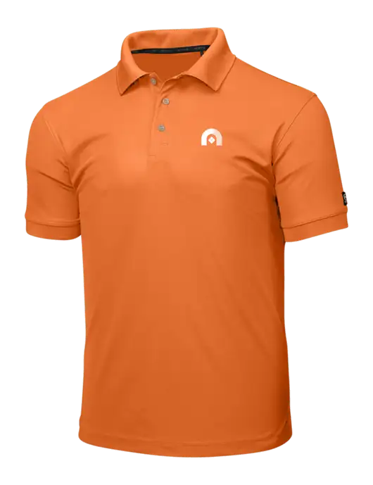 OGIO Orange Caliber 2.0 Polo w/Novo Icon