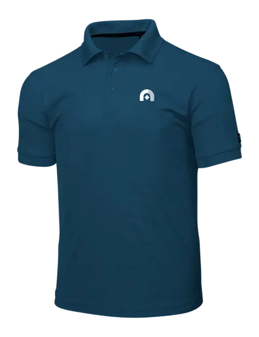OGIO Light Navy Caliber 2.0 Polo w/Novo Icon