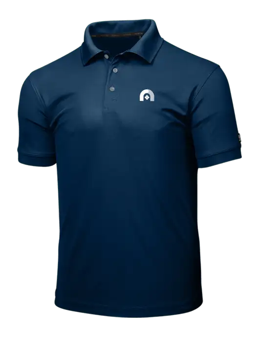 OGIO Navy Caliber 2.0 Polo w/Novo Icon