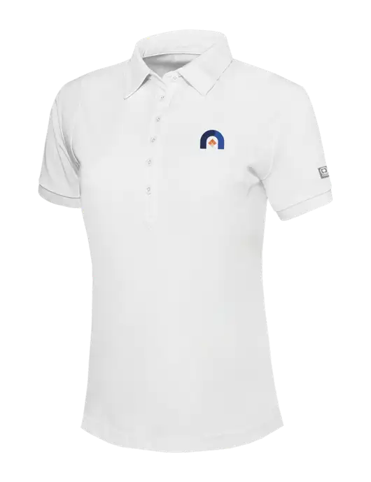 OGIO Womens Bright White Jewel Polo w/Novo Icon
