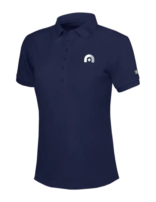 OGIO Womens Navy Jewel Polo w/Novo Icon