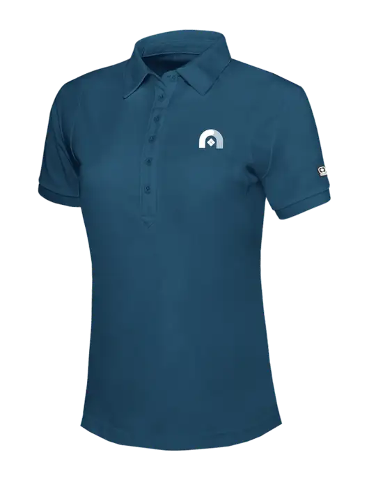 OGIO Womens Light Navy Jewel Polo w/Novo Icon