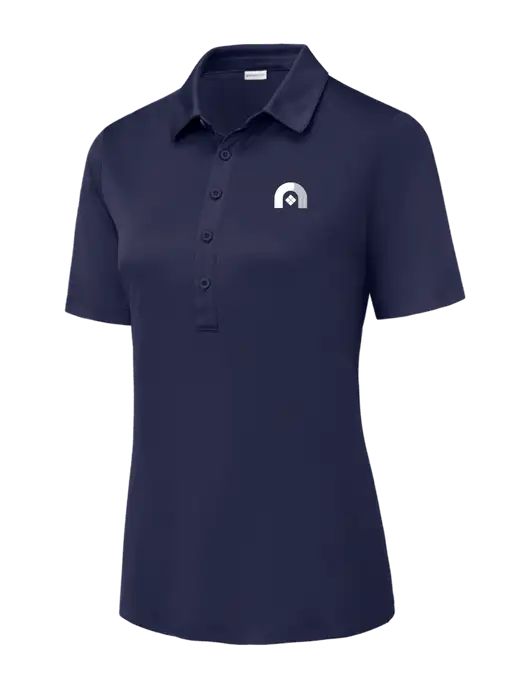True Navy Womens Posi-UV Pro Polo w/Novo Icon