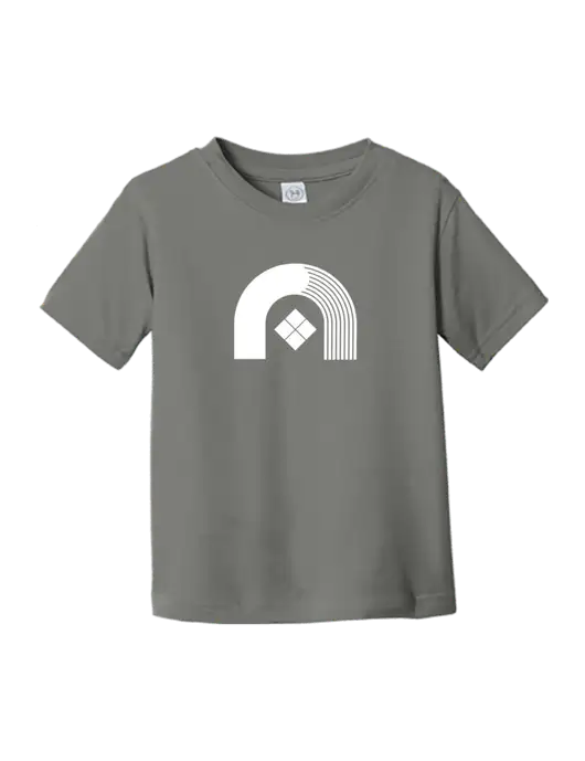 Rabbit Skins Charcoal Toddler Fine Jersey Tee w/Novo Icon