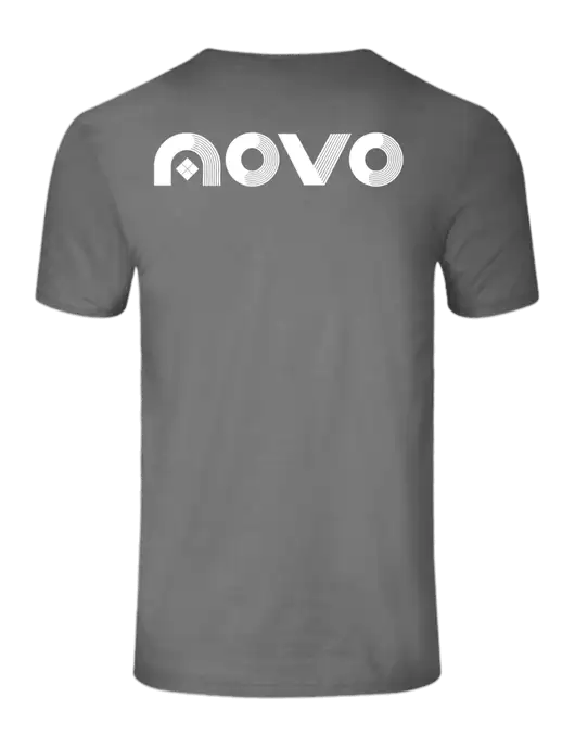 Seriously Soft Medium Grey T-Shirt w/Novo Logistics Logo, Novo Icon