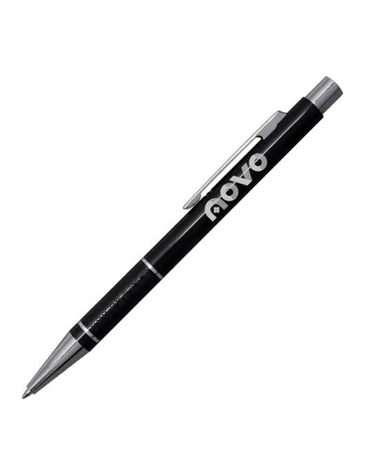 St George Black Pen - Blue Ink w/Novo Logistics Logo