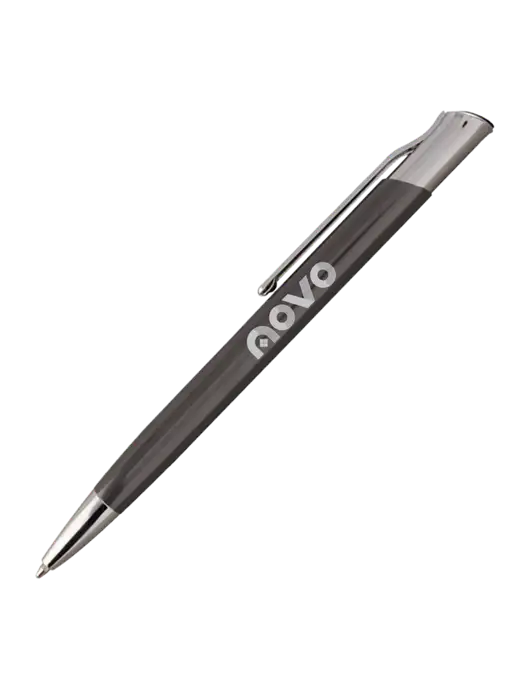 San Malo Gunmetal Pen - Black Ink w/Novo Logistics Logo