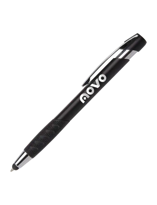 Alize Black Stylus Black Ink Pen w/Novo Logistics Logo
