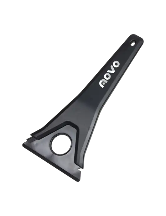 TriBlade Black Windshield Scraper w/Novo Logistics Logo
