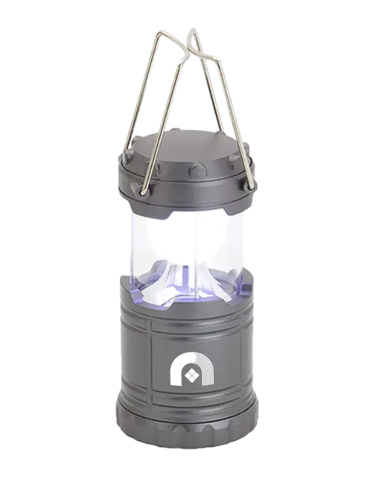Gunmetal Mini Retro Lantern w/Novo Icon