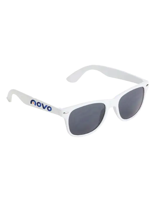 Daytona White Sunglasses w/Novo Logistics Logo