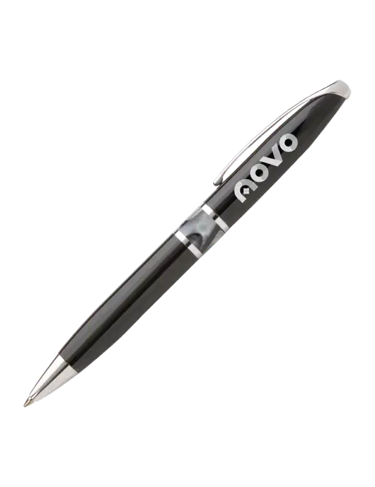 Illusion Black Pen - Black Ink w/Novo Logistics Logo