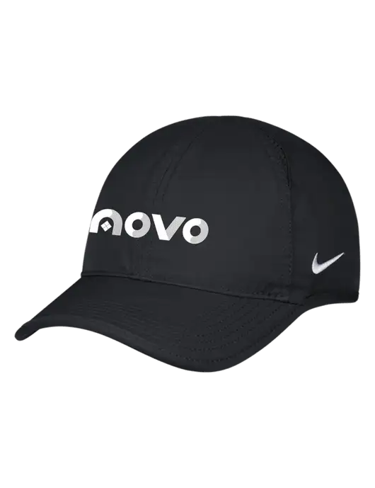 Nike Black Featherlight Cap w/Novo Logistics Logo