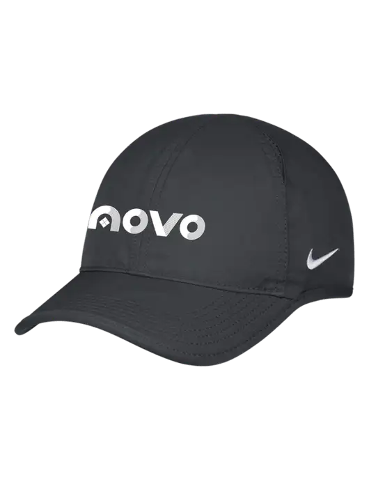 Nike Charcoal Featherlight Cap w/Novo Logistics Logo