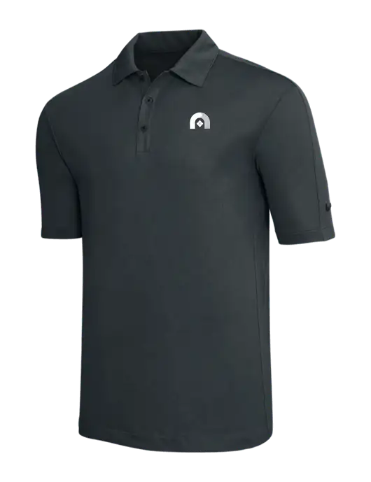 Nike Dark Grey Tech Sport Dri-FIT Polo w/Novo Icon