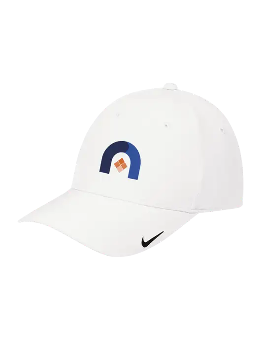 Nike White Dri-FIT Legacy Cap w/Novo Icon