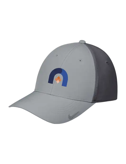 Nike Light Grey/Dark Grey Dri-FIT Legacy Cap w/Novo Icon