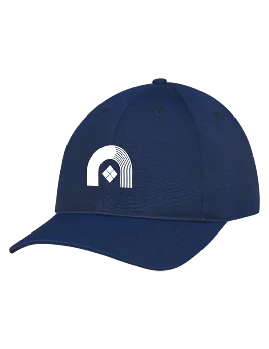 Navy Nylon Twill Performance Cap w/Novo Icon