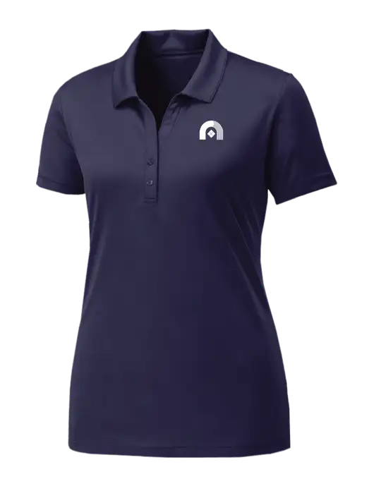 Womens Navy PosiCharge Competitor Polo w/Novo Icon