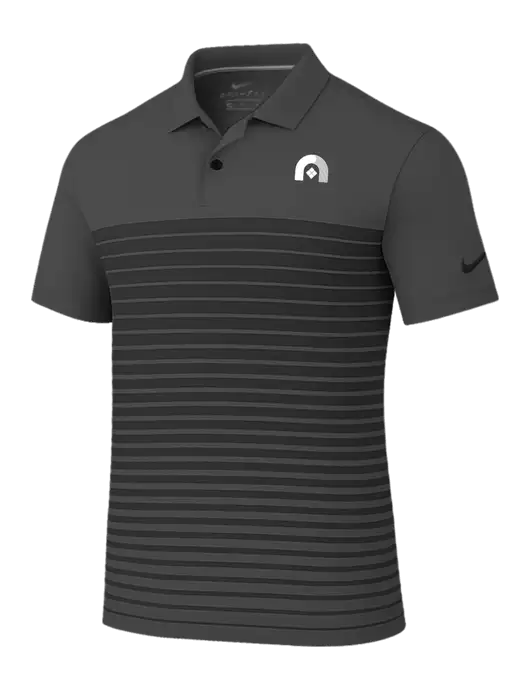 Nike Dark Grey Dri-FIT Vapor Block Polo w/Novo Icon