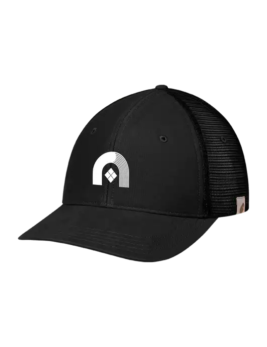 Carhartt Black Canvas Trucker Cap w/Novo Icon