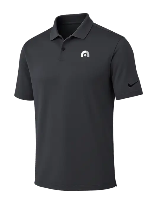 Nike Dark Grey Dri-FIT Vapor Polo w/Novo Icon