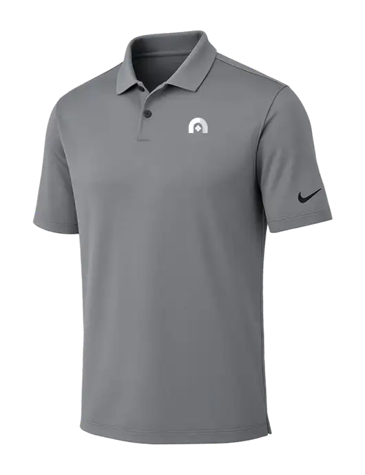 Nike Medium Grey Dri-FIT Vapor Polo w/Novo Icon