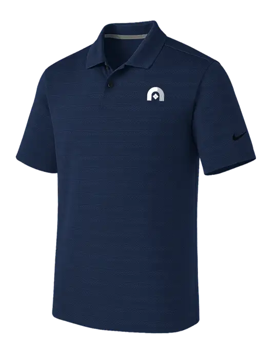 Nike Navy Dri-FIT Vapor Jacquard Polo w/Novo Icon