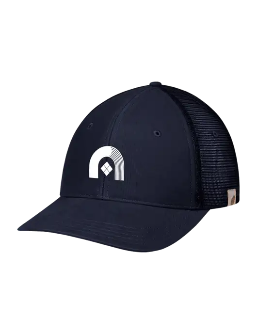 Carhartt Navy Canvas Trucker Cap w/Novo Icon