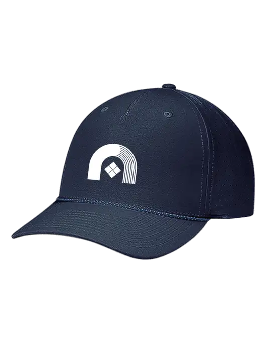 Richardson Laser Perf Performance Dark Navy/Navy-Grey-Blue Rope Cap w/Novo Icon