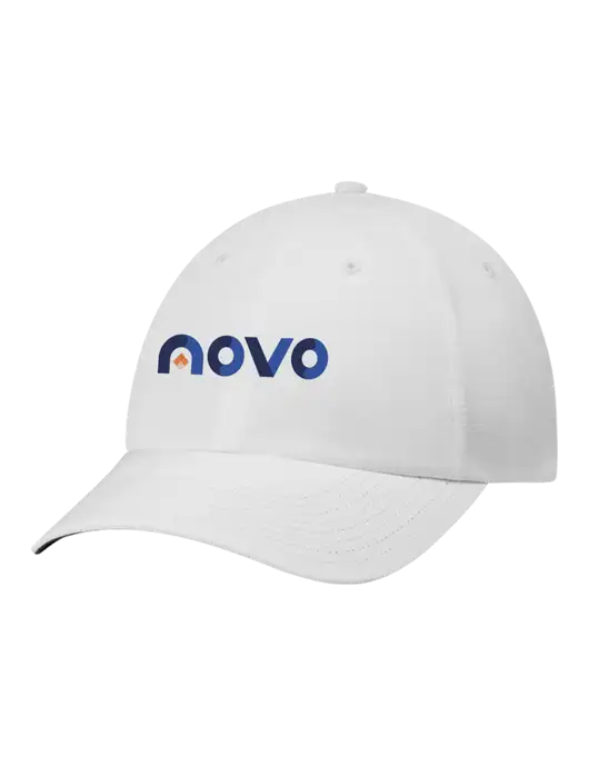 Richardson Relaxed Performance Lite White Cap w/Novo Logistics Logo