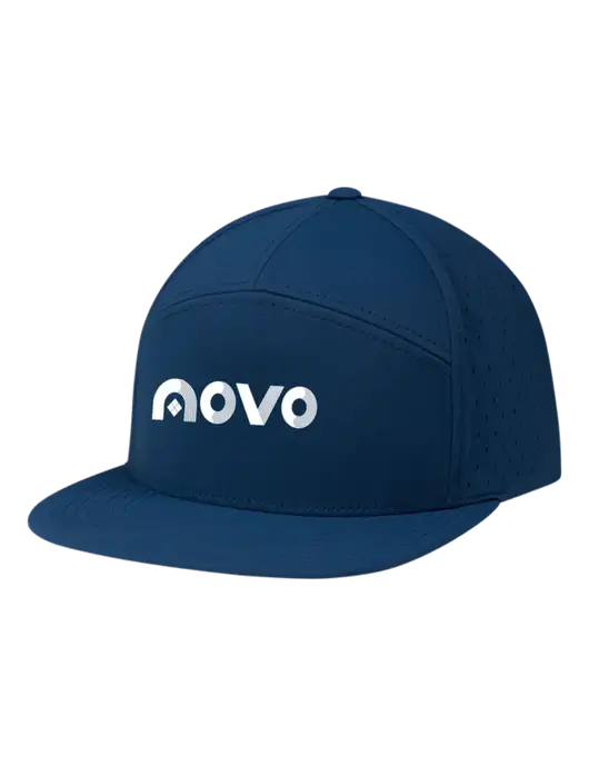 Richardson Light Navy Cannon Cap w/Novo Logistics Logo