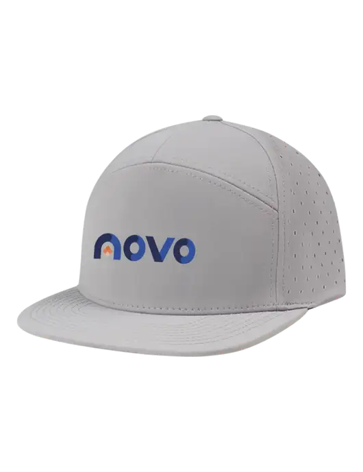 Richardson Light Grey Cannon Cap w/Novo Logistics Logo
