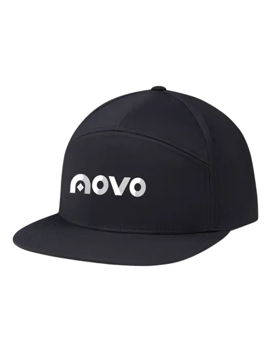 Richardson Black Cannon Cap w/Novo Logistics Logo