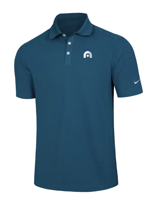 Nike Light Navy Dri-FIT Classic Polo w/Novo Icon