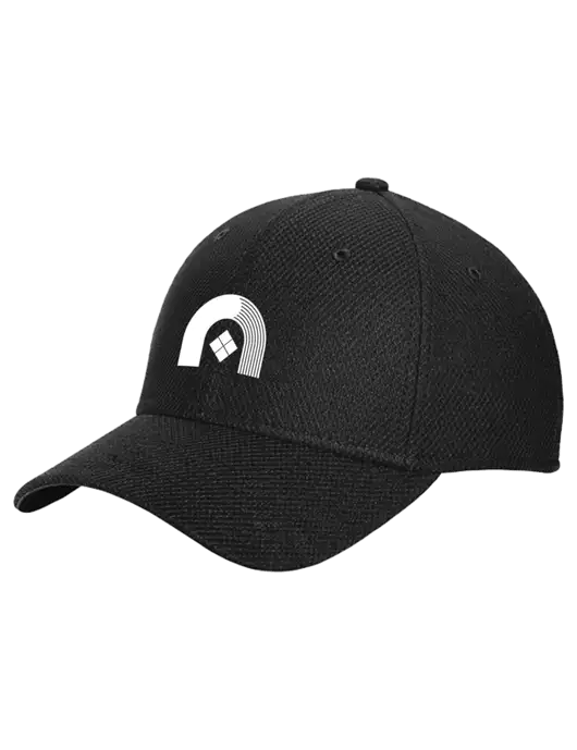 New Era Diamond Era Black Stretch Cap w/Novo Icon