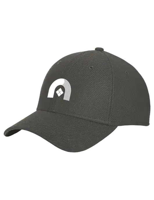 New Era Diamond Era Very Dark Grey Stretch Cap w/Novo Icon