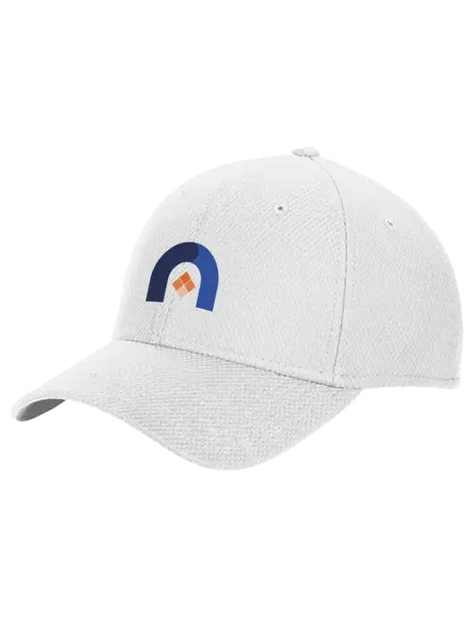 New Era Diamond Era White Stretch Cap w/Novo Icon