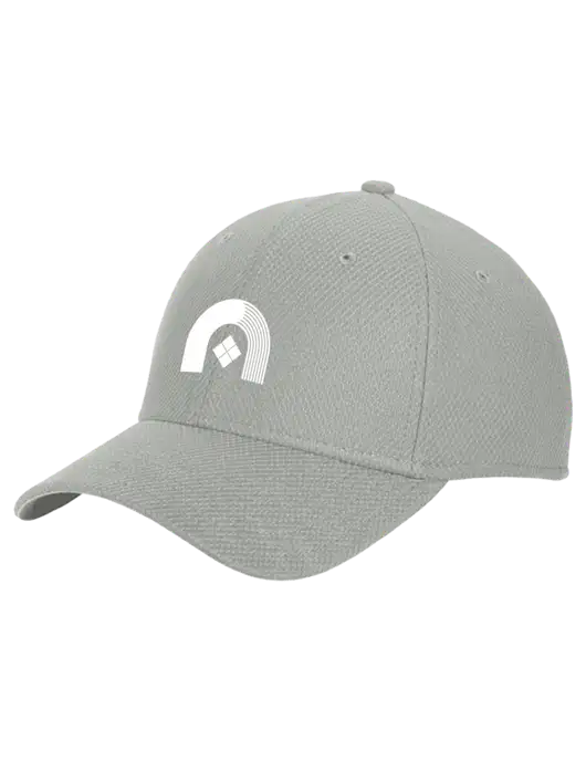 New Era Diamond Era Medium Grey Stretch Cap w/Novo Icon