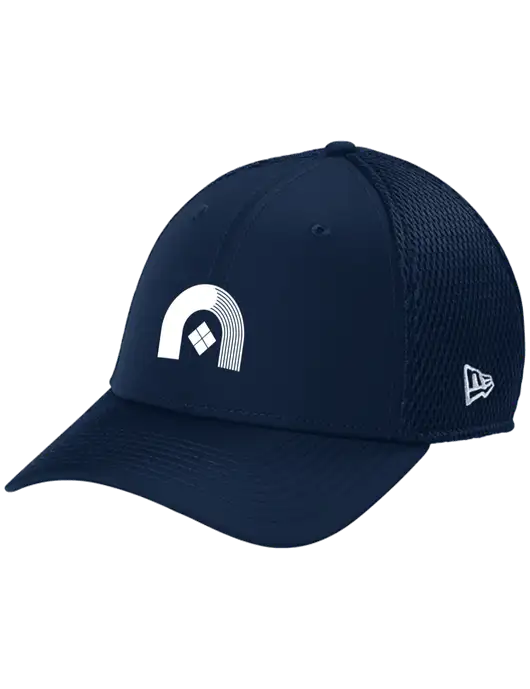 New Era 39THIRTY Performance Stretch Dark Navy Mesh Cap w/Novo Icon