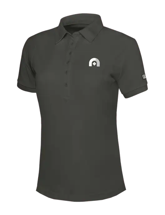OGIO Womens Dark Grey Jewel Polo w/Novo Icon