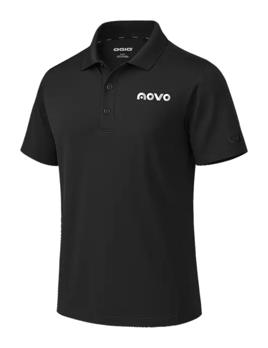 OGIO Envision Black Polo w/Novo Logistics Logo