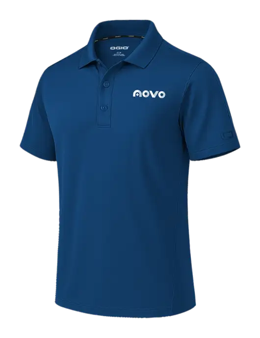 OGIO Envision Light Navy Polo w/Novo Logistics Logo