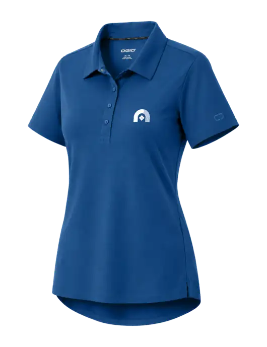 OGIO Womens Envision Light Navy Polo w/Novo Icon